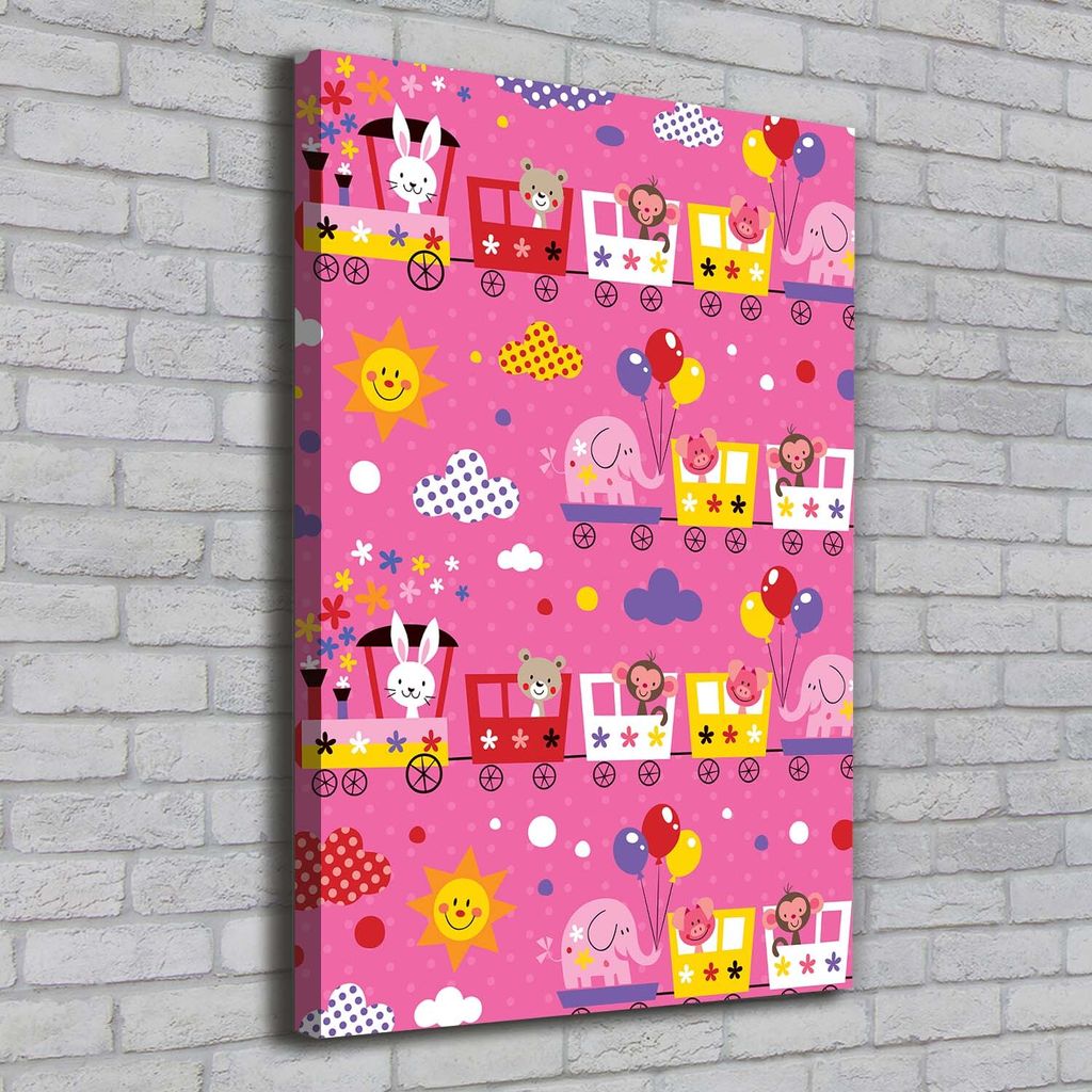 Tulup Leinwandbild - 70x100cm - Wandkunst - Drucke auf Leinwand - Leinwanddruck - Wohnzimmer Wanddekoration XXL - Wohnung Deko Kunstdrucke - Kind...