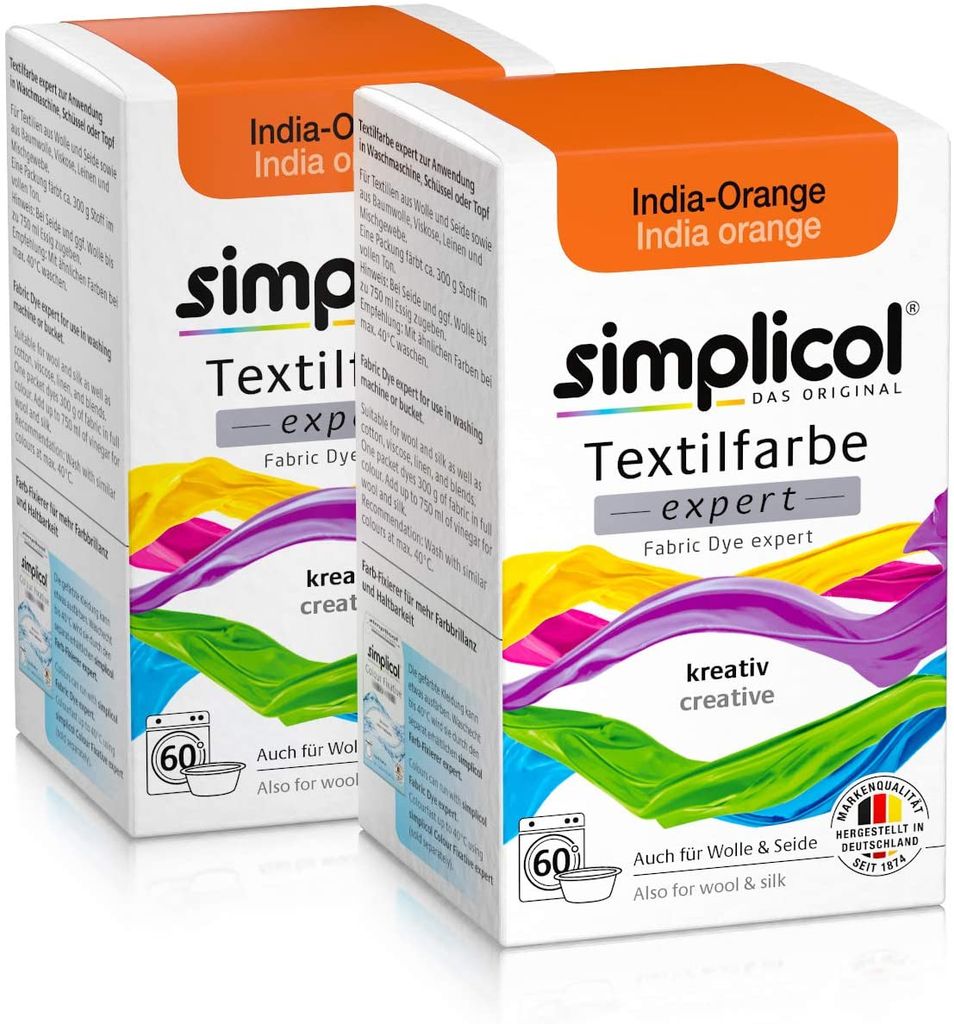 simplicol Textilfarbe expert, DIY Färbemittel für Stoff in Produktbild 