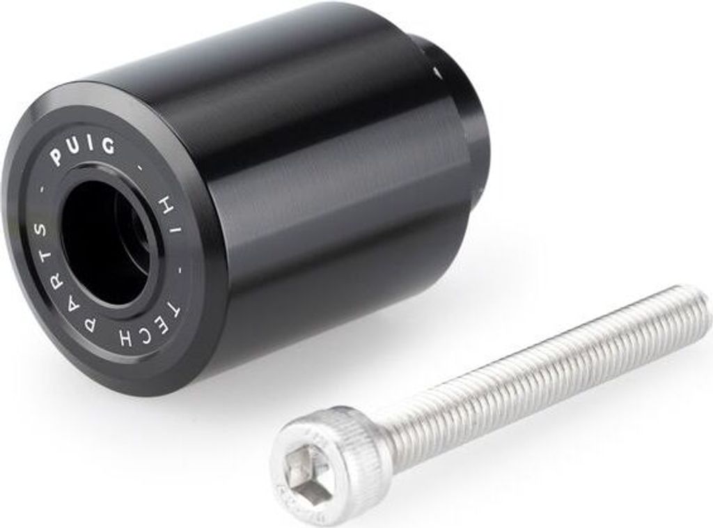 PUIG 21205N Endstück Für Das Linke Lenkerende passend fuer HONDA CBR500R Schwarz