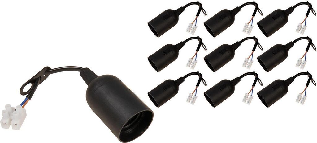 Renovierfassung McShine E27, mit 11cm Kabel und Aufhänger, Produktbild 