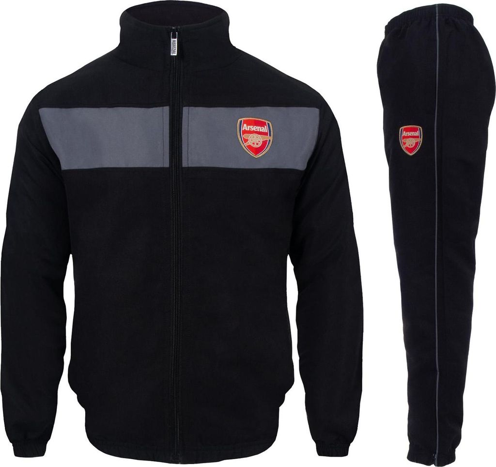 Arsenal FC - Trainingsanzug für Jungen GF1044 (110) (Schwarz)