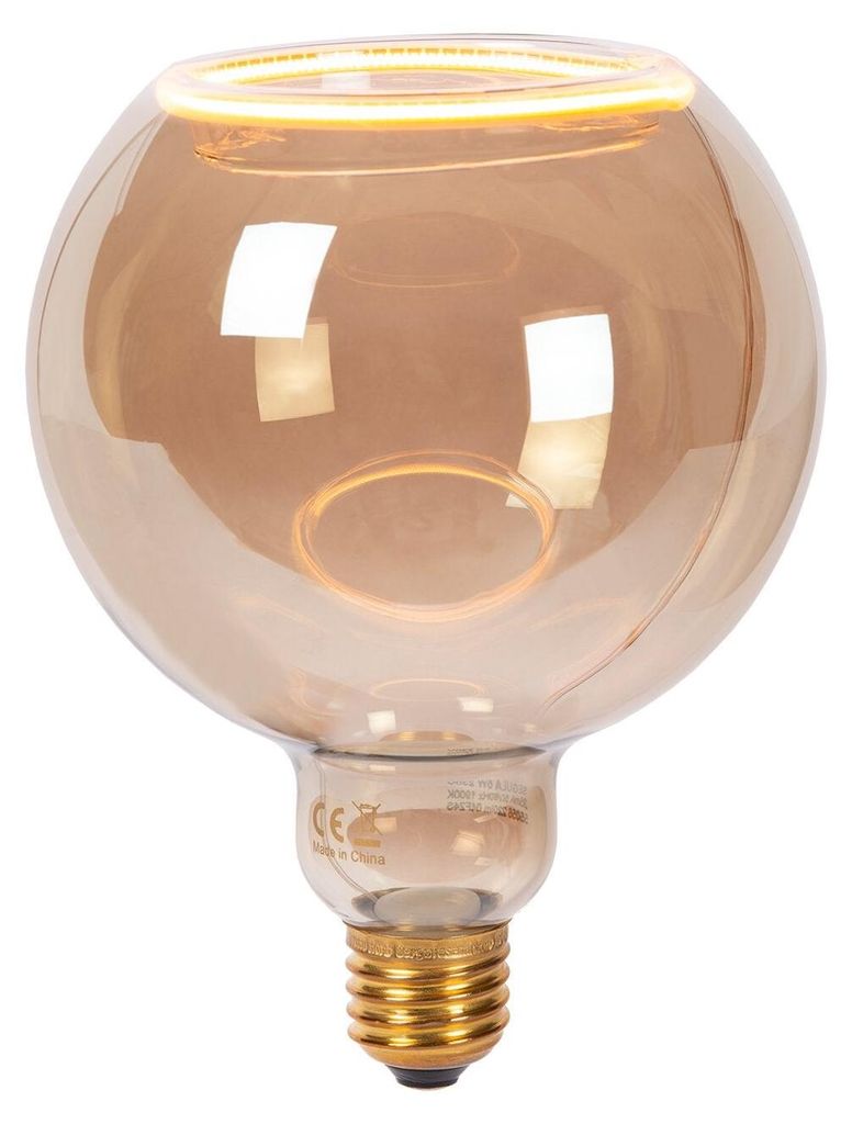 SEGULA LED Floating Globe 125 smokey grau E27 6W 1900K dimm Produktbild 