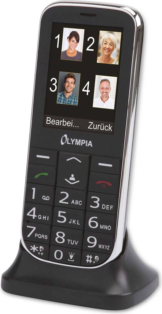 Olympia Mobiltelefon Joy II schwarz        extragroße Immagine del prodotto 