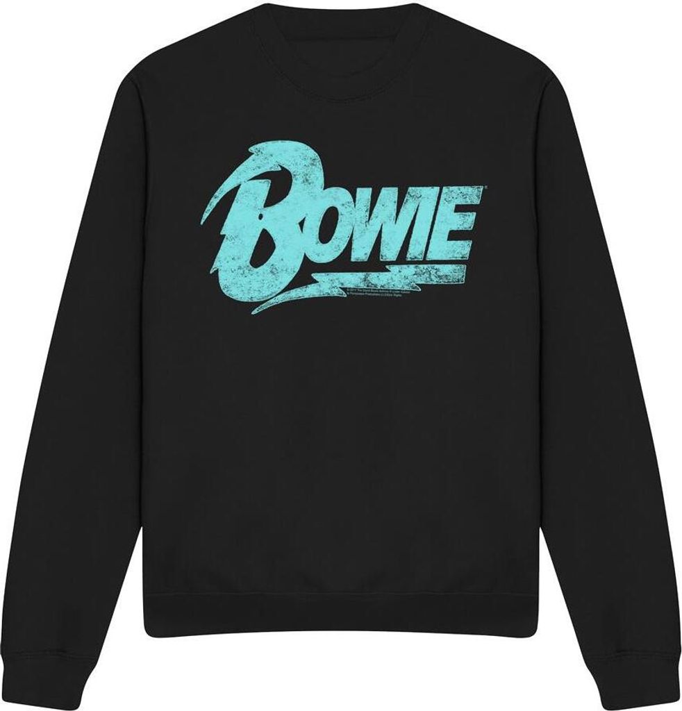 David Bowie - Sweatshirt für Herren/Damen Uni TV11213 (XXL) (Schwarz)