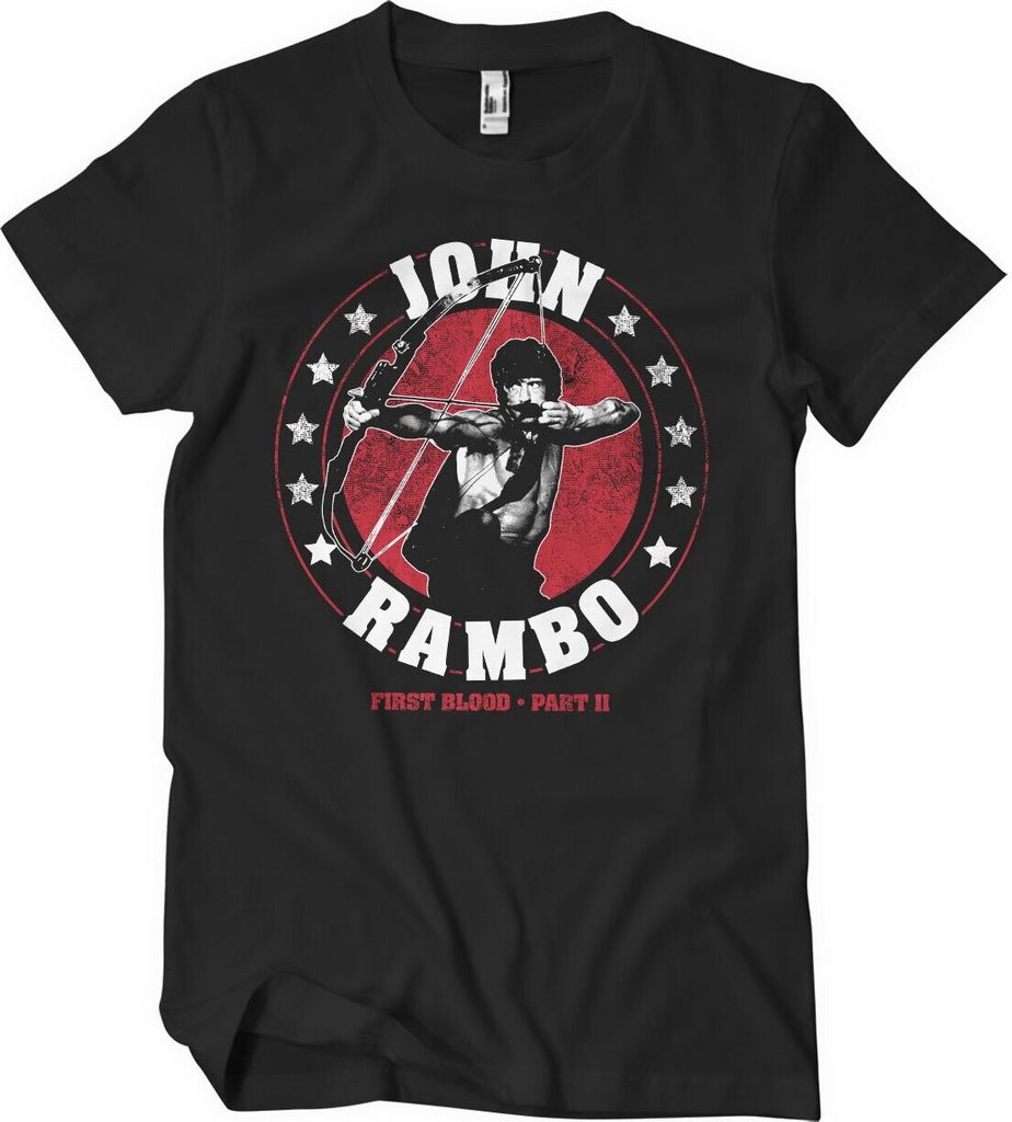 John Rambo BOW T-Shirt - Large - Black