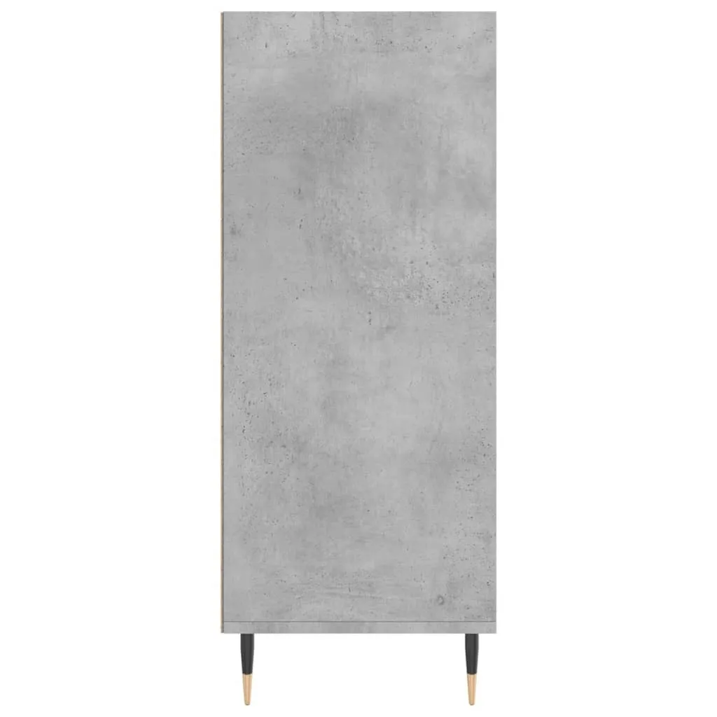 SYFAX Credenza Multiuso 57x35x90 cm Grigio Cemento | Arredo Pratico - 4