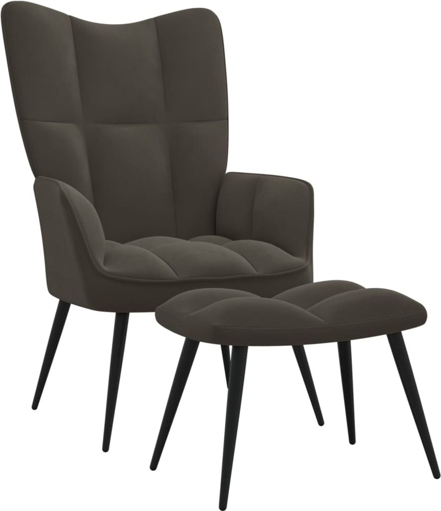 VidaXL 328085, Zamat, Šedá, Pena, 610 mm, 700 mm, 965 mm Obrázok produktu 