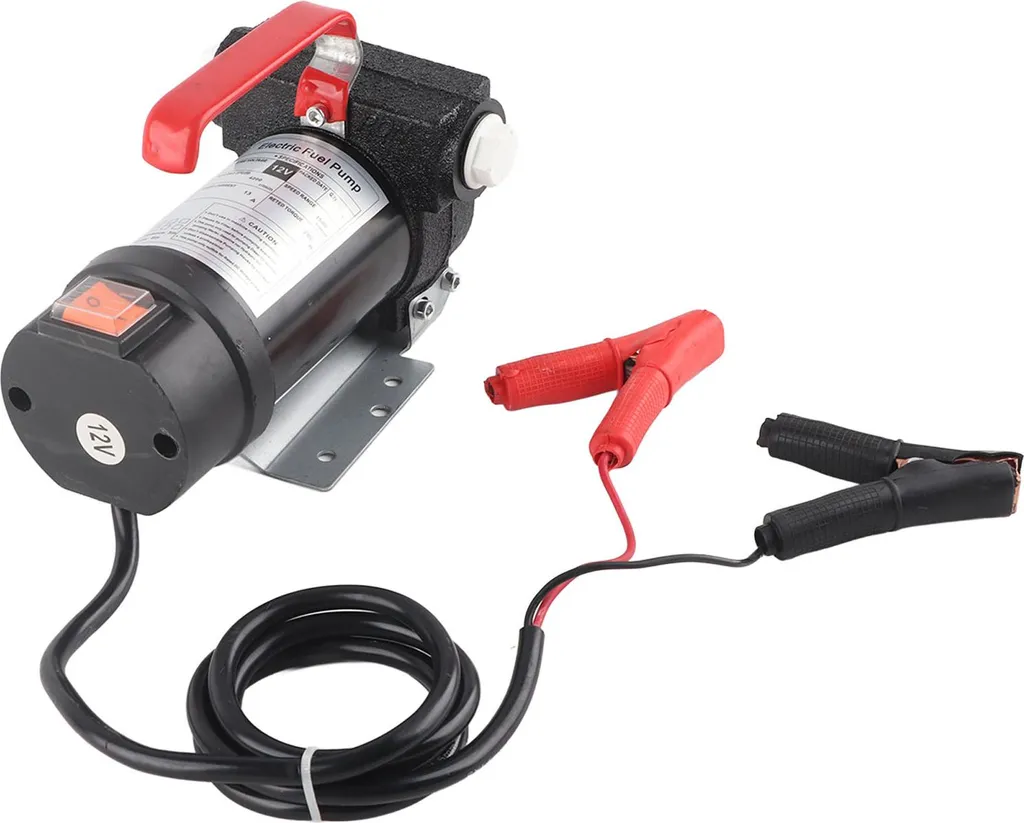 Pompe de transfert d'huile électrique 12V avec pistolet pour diesel