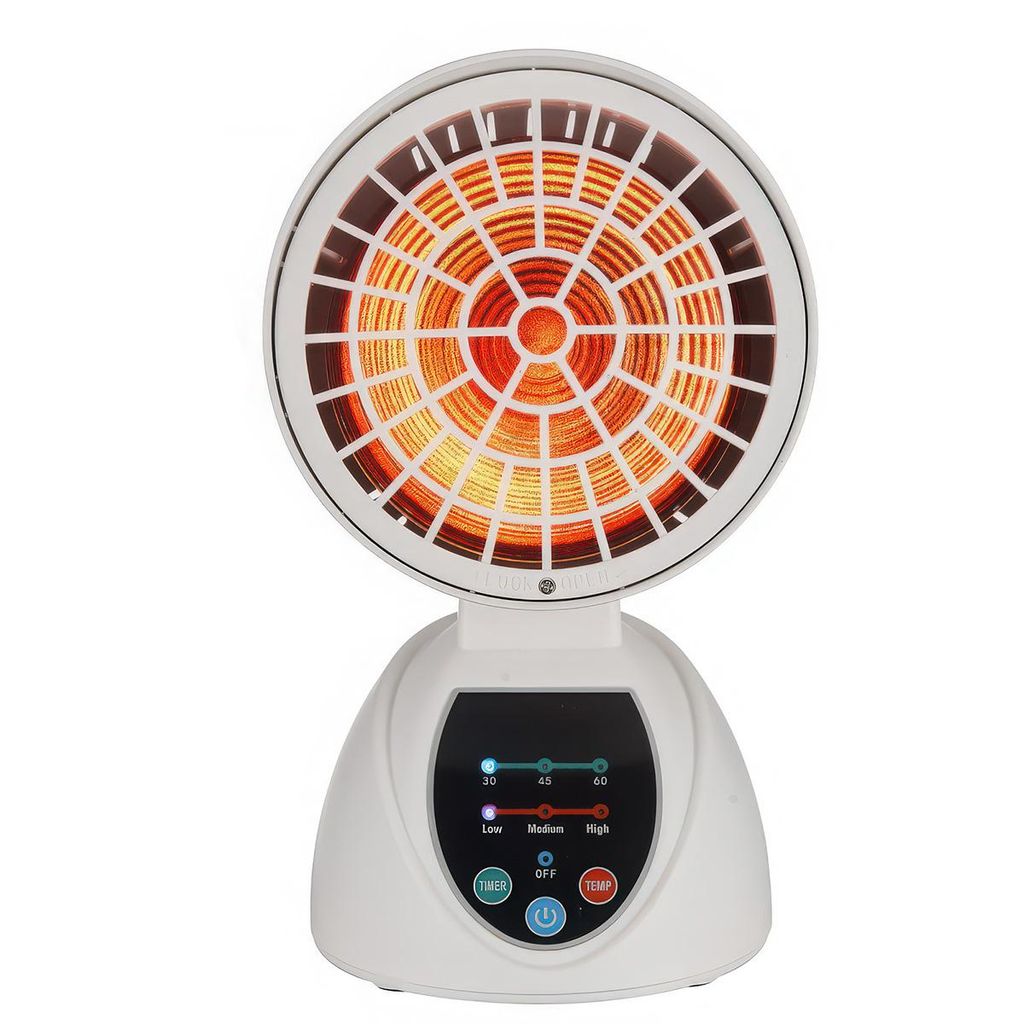 Infrarot-Wärmelampe 150W,Infrarotleuchte mit Timerfunktion,3 Temperaturstufen,Kippschutz mit Automatischer Abschaltung