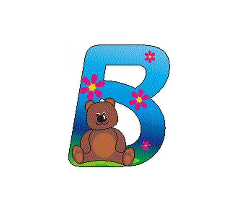 Holzdekoration Holzbuchstabe B BxLxH 45x6x60mm NEU