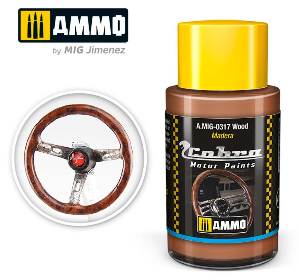 Ammo MIG 0317 - Cobra Motor Wood 30ml - Neu