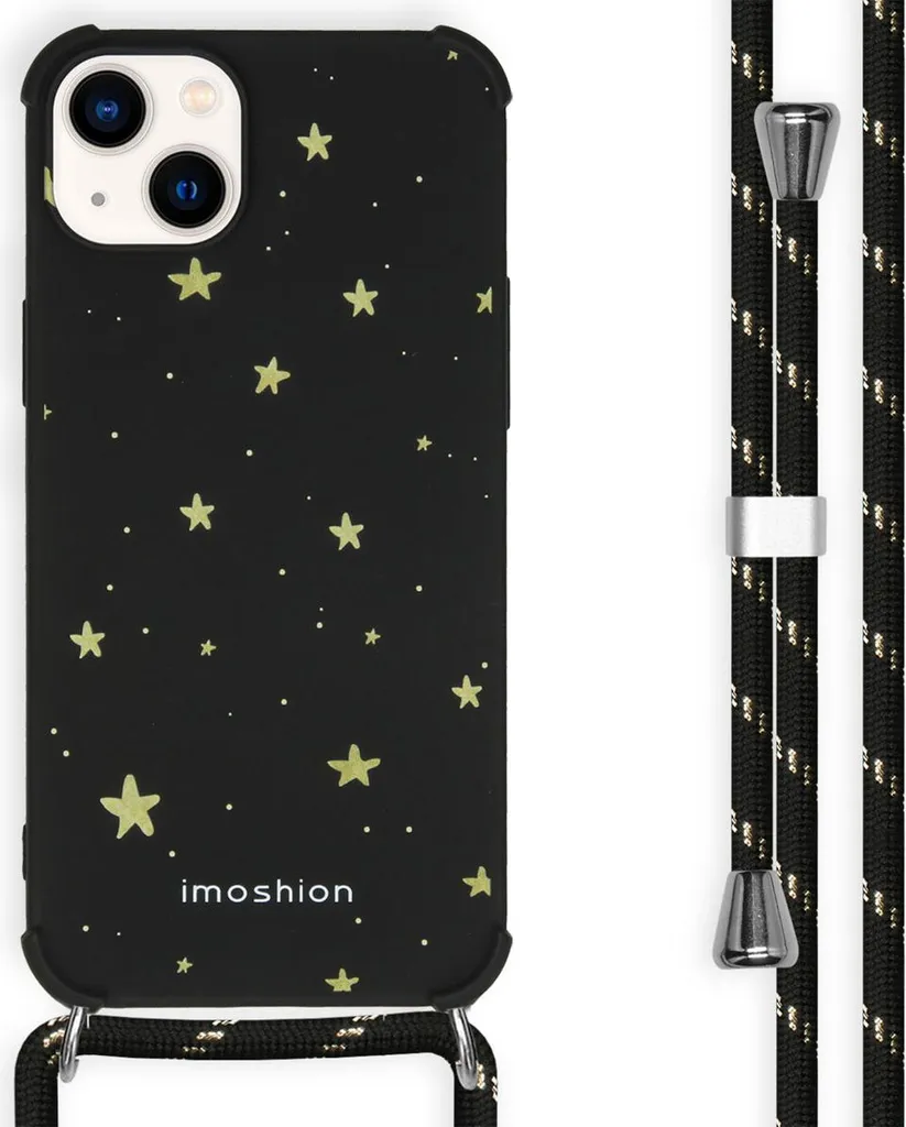 iMoshion Stars Gold iPhone 14 Plus Case | Custodia con Tracolla Oro