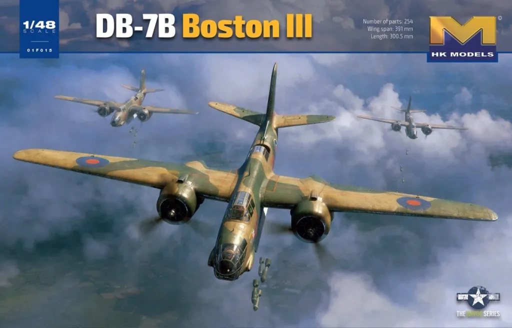 Douglas Boston III HKM01F015 Hong Kong Model US DB-7B Maquette 1/32