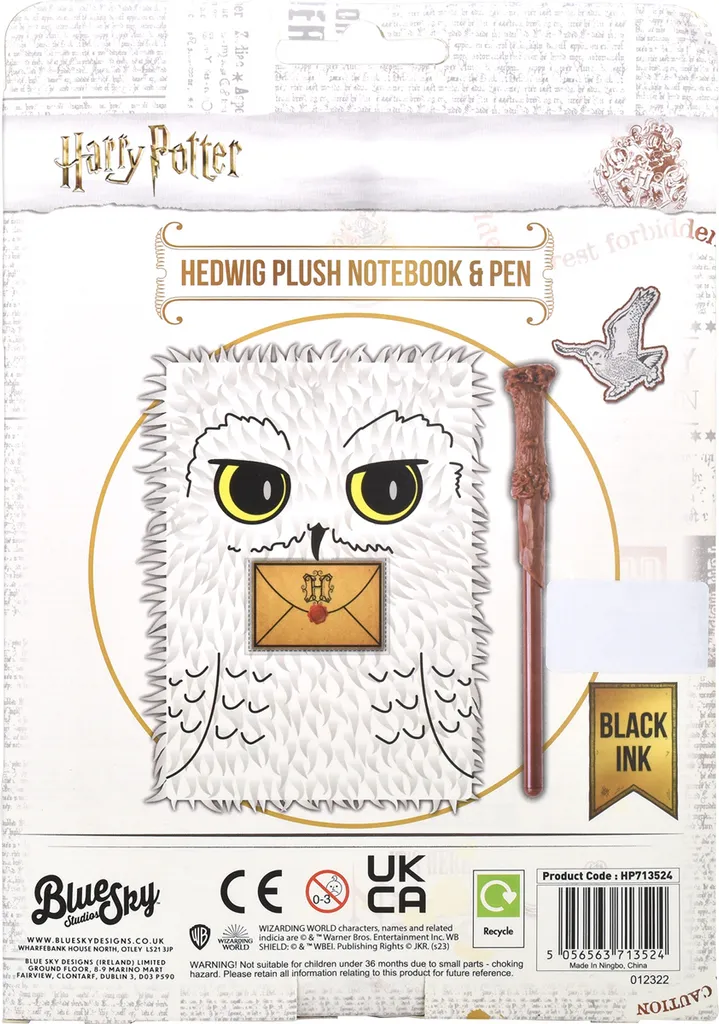Set de Papeterie Hedwig avec Carnet de Notes Premium et Stylo Chic - 12