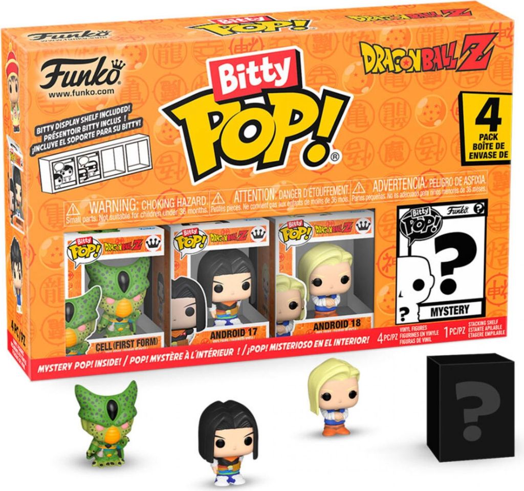 Figurine Funko POP Bitty Dragon Ball 4pack Cell Android 17 Image du produit 