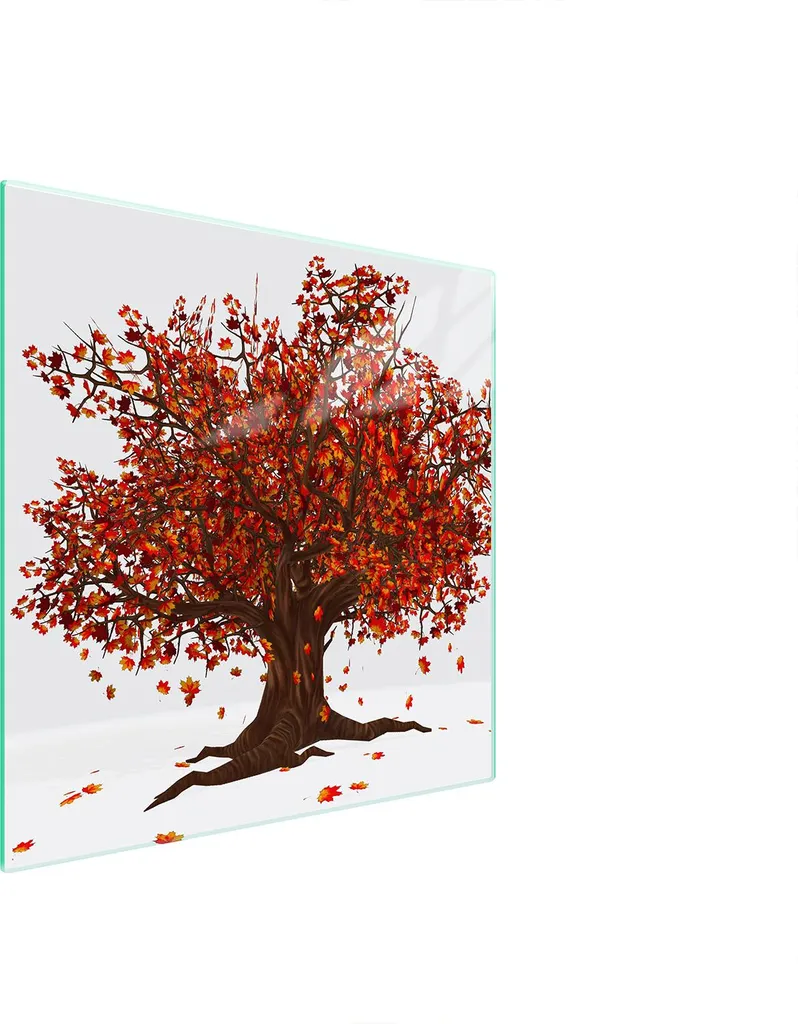 Coprifornelli in Vetro 50x52 Albero della Vita - Piastra Protettiva Cucina