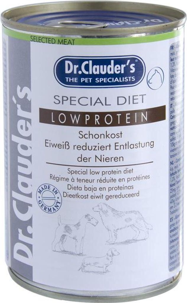 1 x Dr. Clauders Dose Low Protein 400g