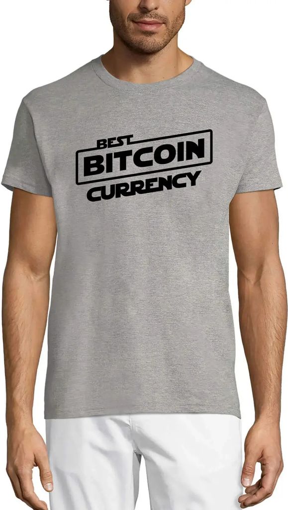 Herren Grafik T-Shirt Beste Bitcoin-Währung - Blockchain-Währung – Best Bitcoin Currency - Blockchain Currency – Öko-Verantwortlich Vintage ...