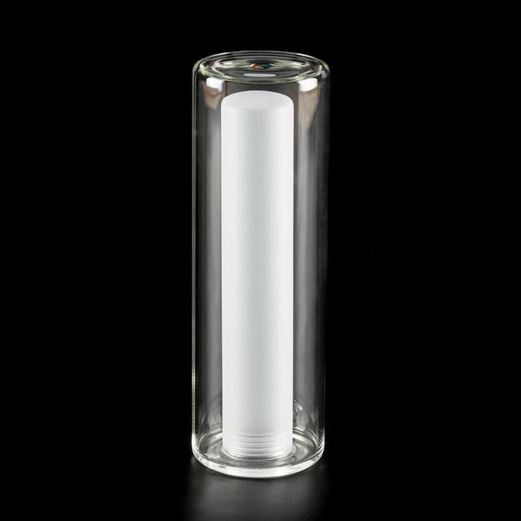 Paralume in vetro per prese G9 H140mm tubo di vetro di Immagine del prodotto 