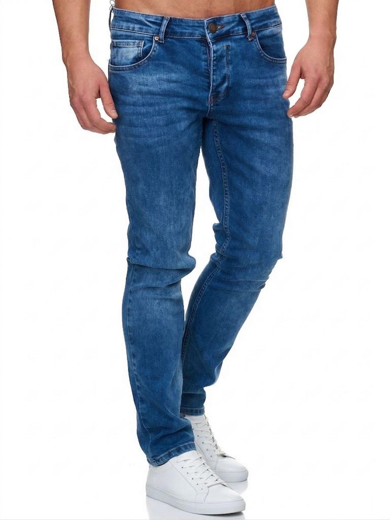 Tazzio Herren Jeans Slim Fit 16533 Blau W34/L36