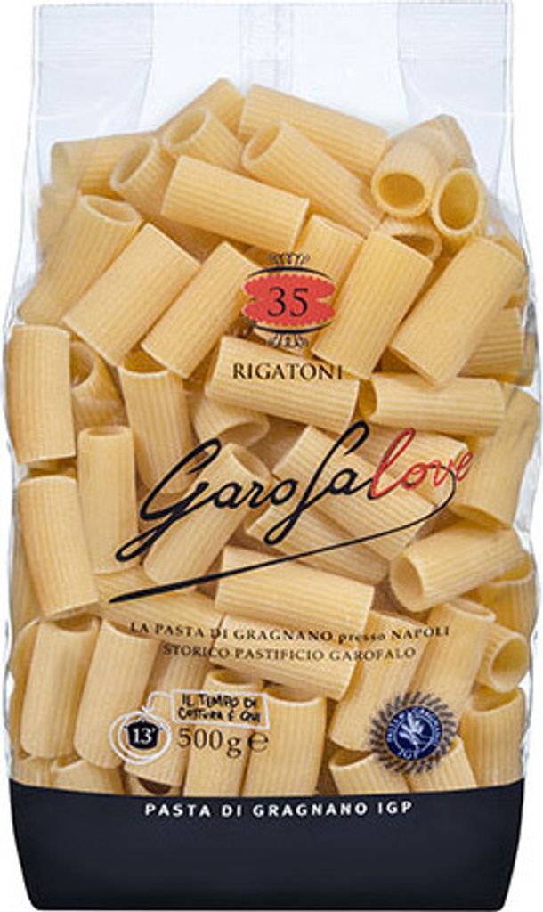 Garofalo Rigatoni n.35 500 g italské trubkové těstoviny Obrázek produktu 