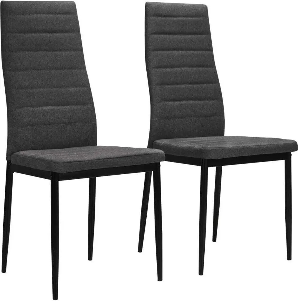Set 2 Sedie Living Store Grigio Scuro | Design Minimalista e Comfort