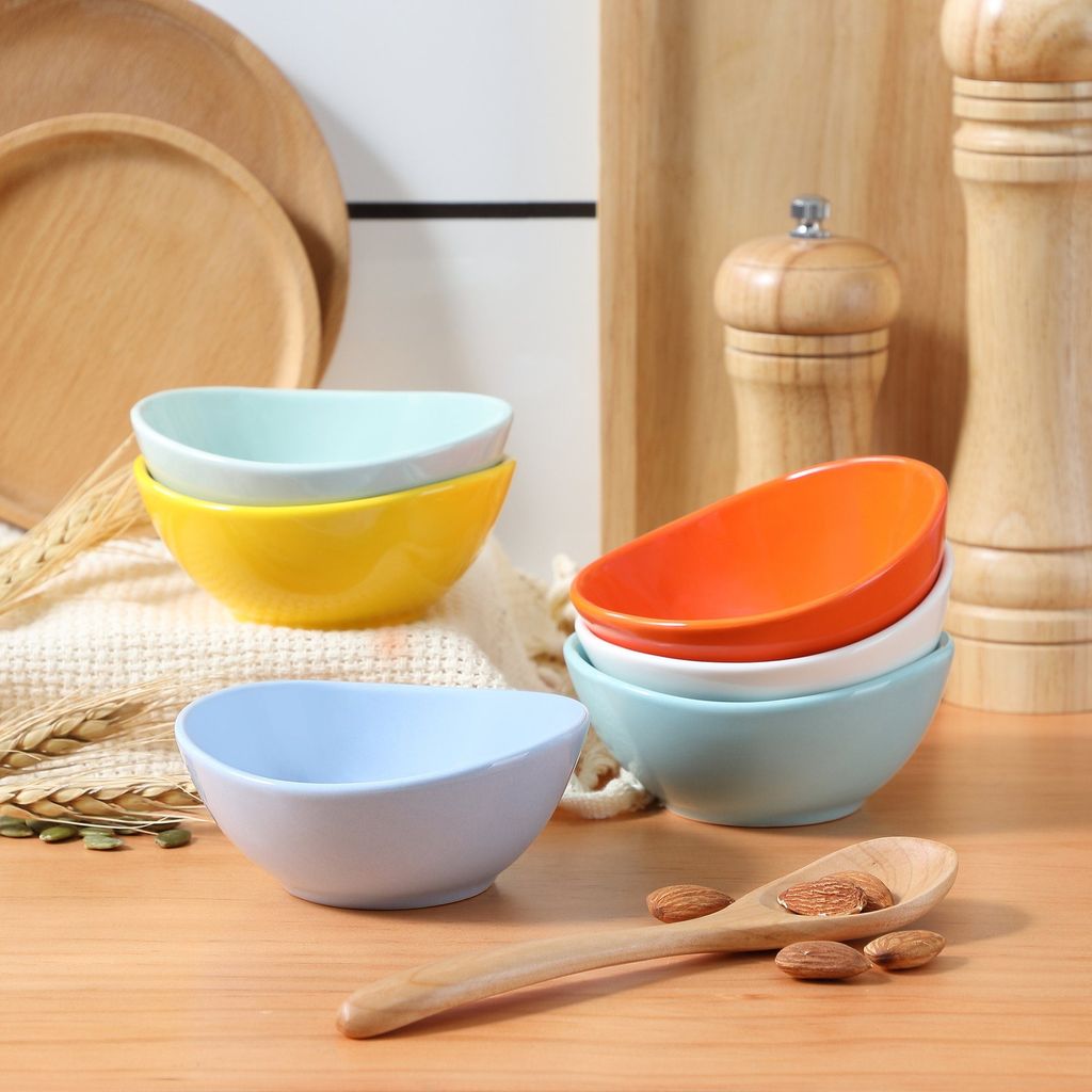 Schalen Set Porzellan,LOVECASA 6-teilig Eiform Eisschale, Produktbild 7