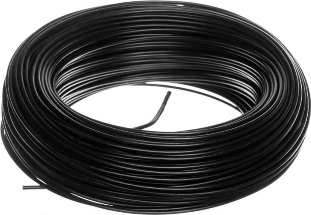 Lapp Kabel H05V-K HAR 1 x 1mm² 100m Schwarz - PVC Anschluss- und Steuerleitung - Flammwidrig - Klasse 5 / Feindrähtig - Kupferleiter