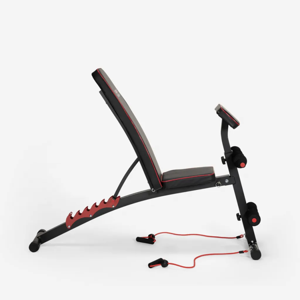 Banc de curl Kleios multifonctionnel avec pupitre Scott réglable