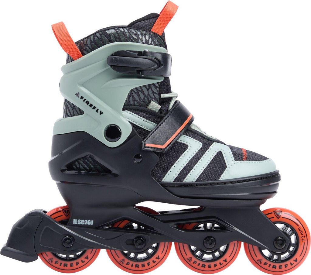 Firefly Ki.-Inline-Skate ILS II C76 J GREEN SMOKE/ORANGE D GREEN SMOKE/ORANGE D 38