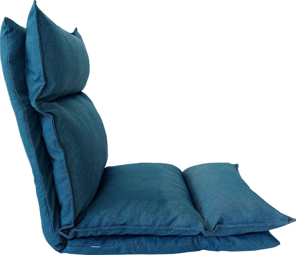 Sedia da Terra Rebecca Mobili Blu - Poltrona Yoga e Meditazione