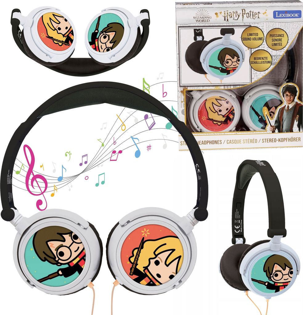 Harry Potter Kopfhörer für Kinder, Over-Ear, kabelgebunden