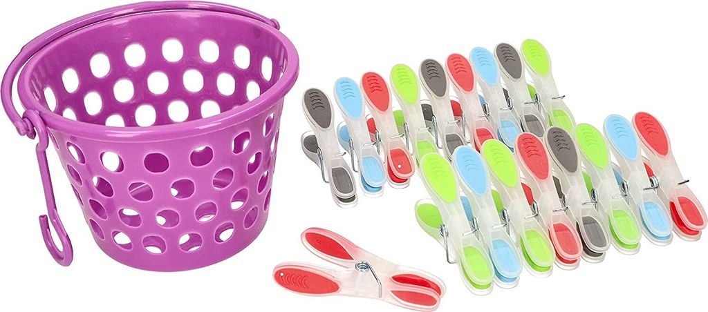 KOTARBAU® hroty na oblečenie s gumovými vložkami 18 ks s Obrázok produktu 