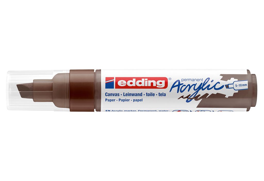 edding 4-5000907 edding 5000 Acrylstift braun 5,0 -10,0 mm, Immagine del prodotto 