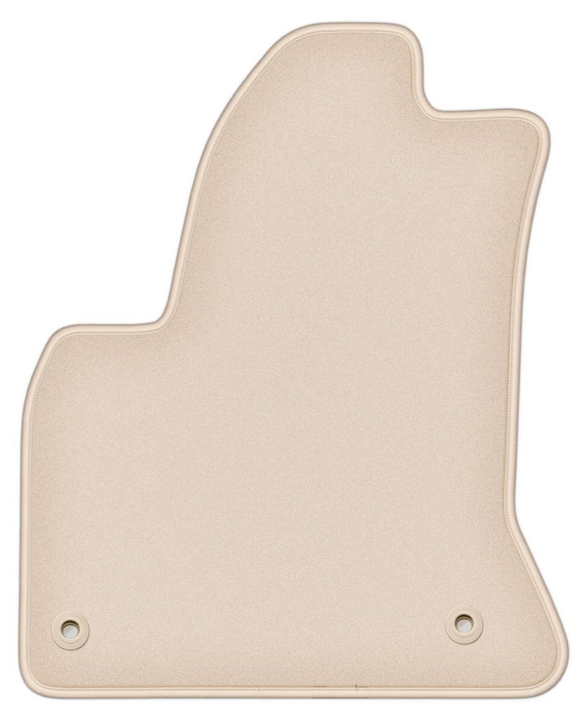 DURBAN Beige Velours-Fahrerfußmatte für Citroen C4 Picasso Produktbild 