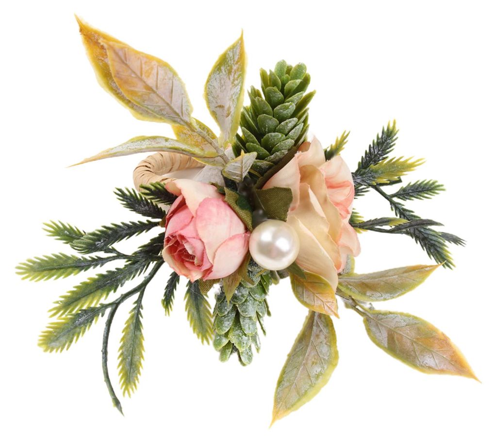 Kunsthandwerkliche Blumenserviette, künstliche Rose für Hochzeit, Geburtstag, Partyzubehör
