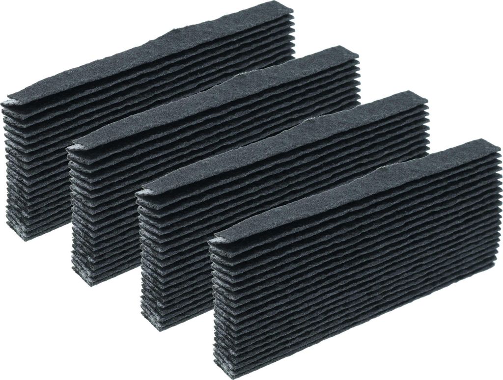 vhbw 4x Filter kompatibel mit Electrolux 92506061401, 92506062600, 92506062601, 92506063700, 92506061400, 92506061301 Kühlschrank - Aktivkohlefilter