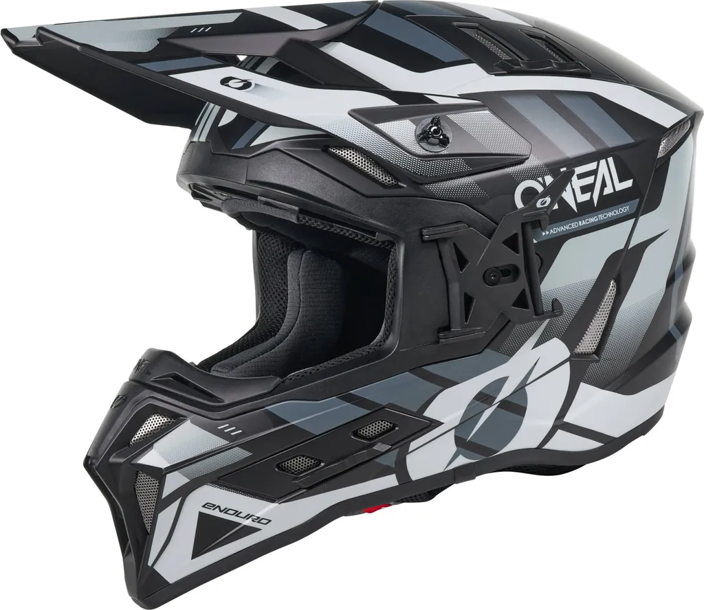 Casque pour Moto et Scooter Oneal Ex-R Dut Noir Gris S pour la Route