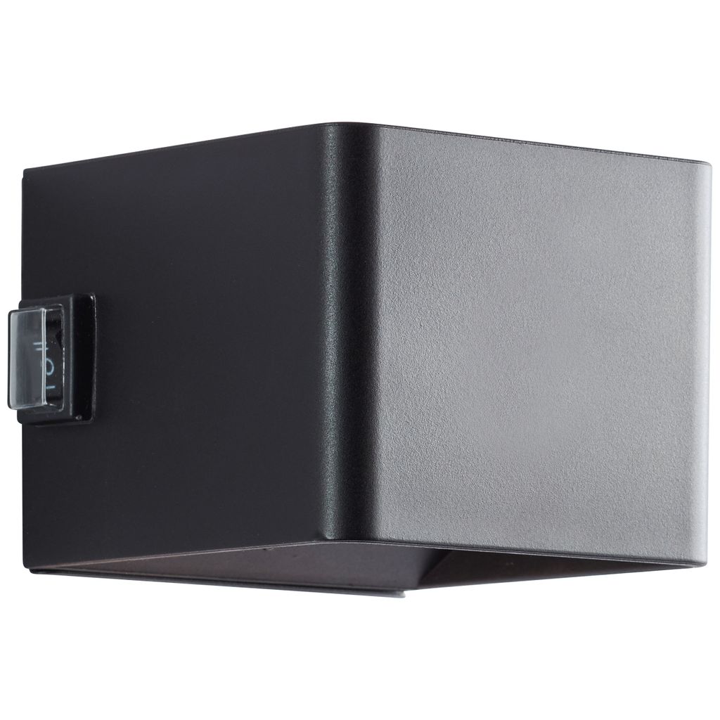 BRILLIANT schwarze Portable LED-Wandleuchte ISEO für Außen Produktbild 3