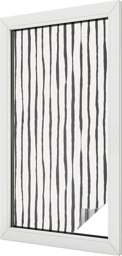 Buntglas Fensterfolie – 100x100 cm – Stained-Glass Design – blickdichte dekorative Sichtschutzfolie – selbstklebend, UV-Schutz – Vertikal...