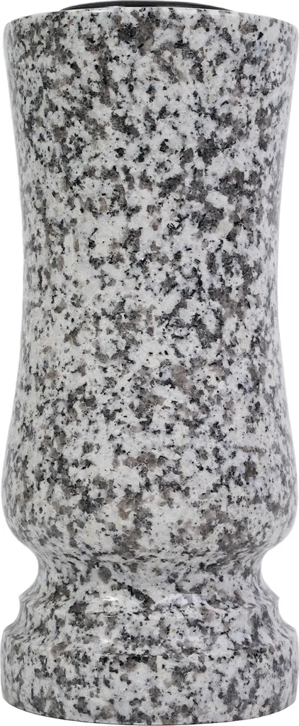Vase funéraire Granit Bianco Sardo résistant au gel et aux intempéries