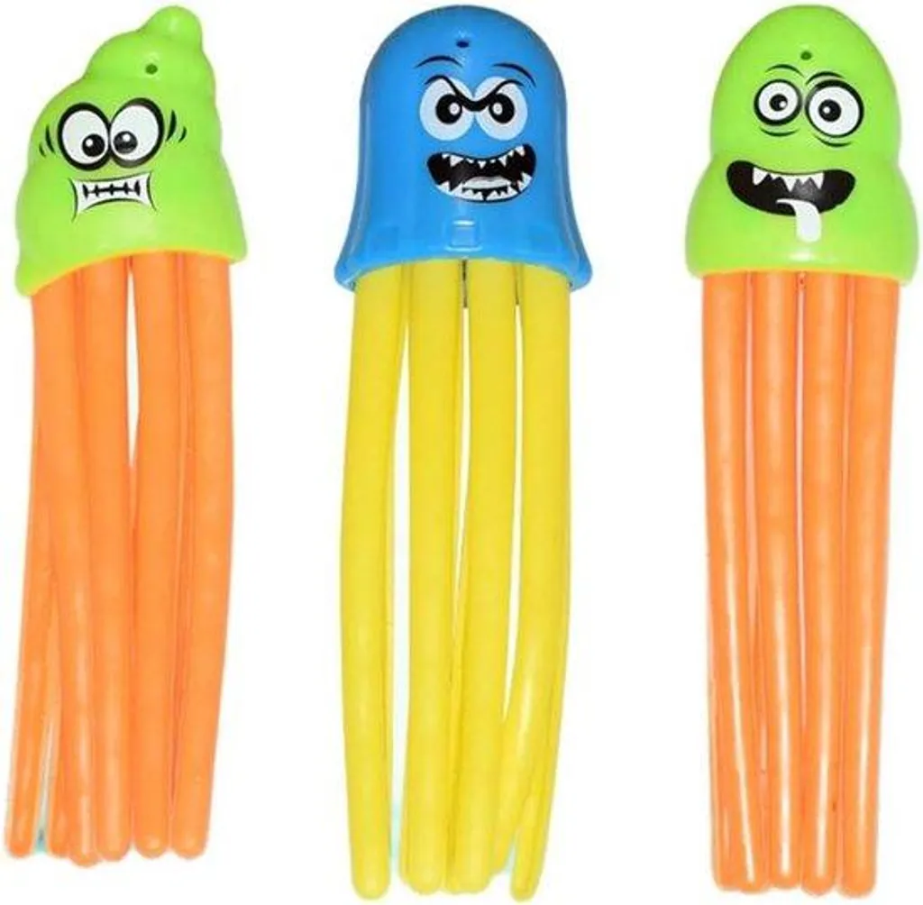Jouet de bain pieuvre flottante pour bébé - Octopus rigolo lot de 3