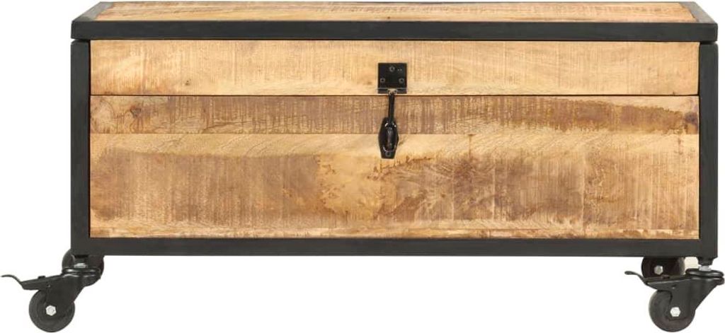 vidaXL Couchtisch 70x50x33 cm Massivholz Mango