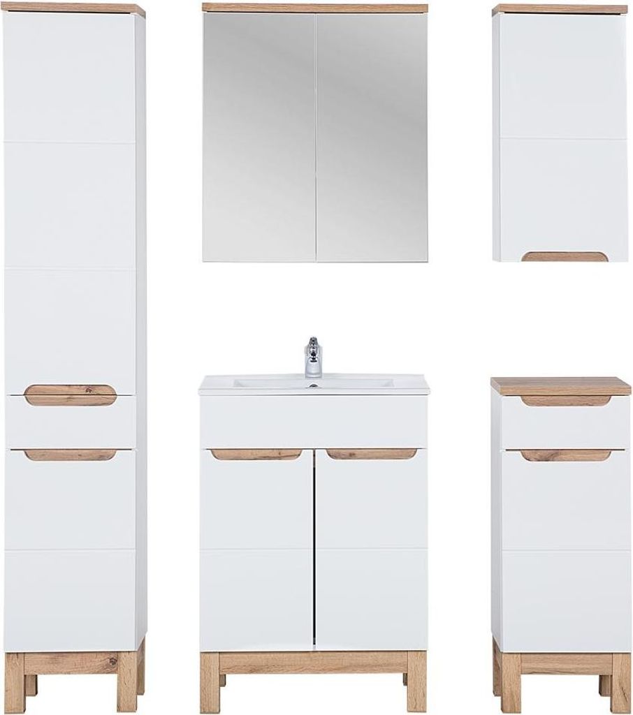 Badezimmer Design Badmöbel Sets Waschbecken Luxus Qualität Möbel Garnitur 5tlg.