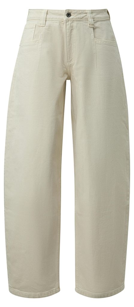 s.Oliver Jeans mit lockerer Passform, mittelhohem Bund und Barrel Leg