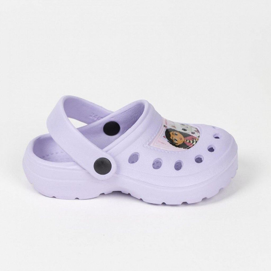 Gabby's Dollhouse Sandalen Praktische, rutschfeste Clogs für Kinder Lila 24/25