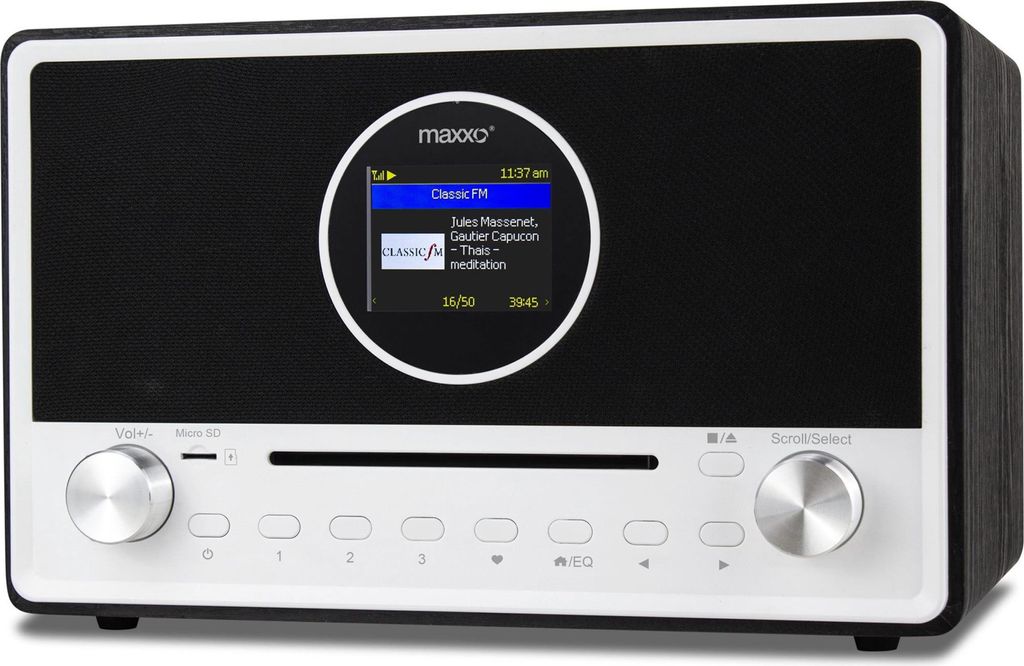Radio internet DAB+ Maxxo CD03 avec CD, WiFi, Bluetooth, Image du produit 