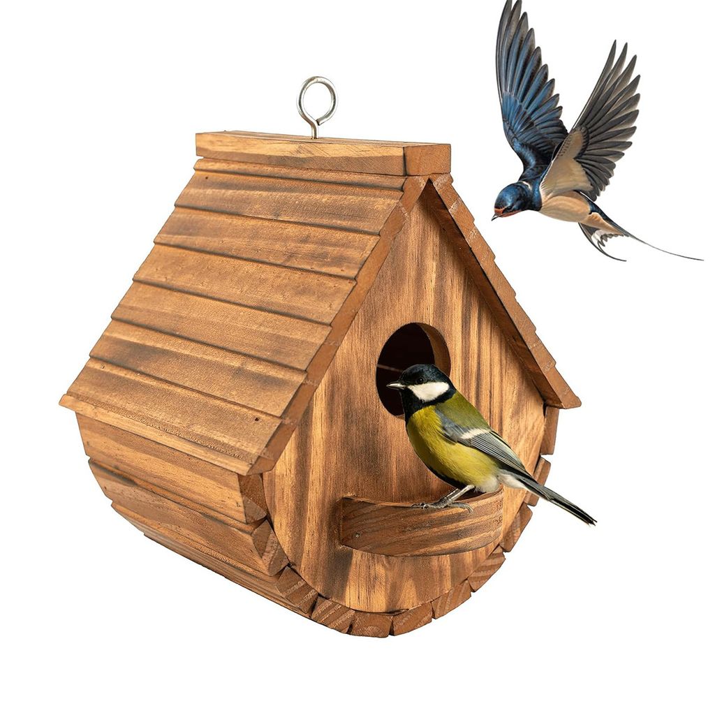 Vogelhäuser, Nistkasten für Wildvögel, 15,3*17,5*20cm, Produktbild 