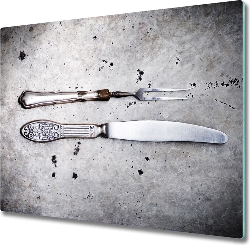 Glas Herdabdeckplatte 60x52 cm Spritzschutz Produktbild 