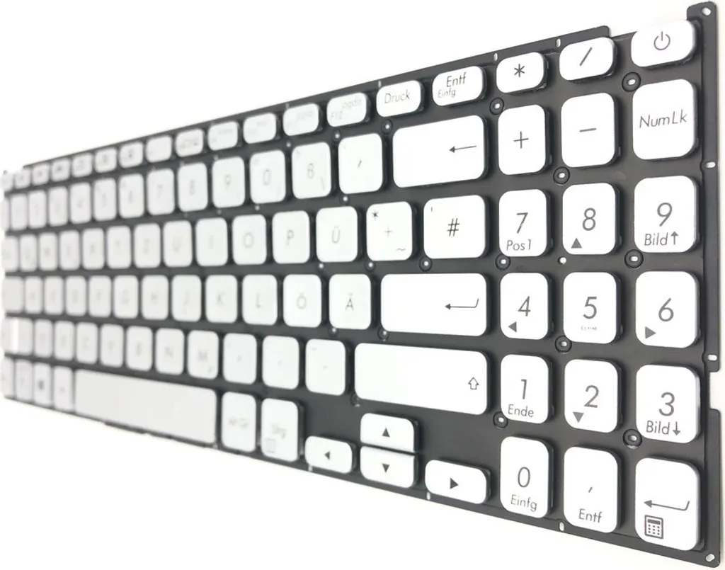 Clavier Asus VivoBook F512DA-EJ109T Argent sans cadre AZERTY Français